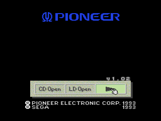 Screenshot Thumbnail / Media File 1 for [BIOS] Pioneer LaserActive (Japan) (v1.02)